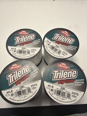 Berkley Trilene Big Game Monofilament Fishing Line Open Box 4 Pack
